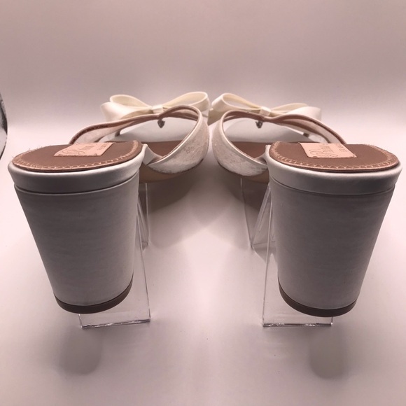 Naturalizer Women's Pnina Tornai Alhubu White Lace Slip On Heels Size 10.5M - Picture 6 of 10